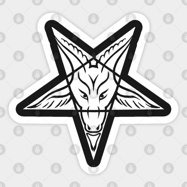 Devils Pentagram Sticker by GAz